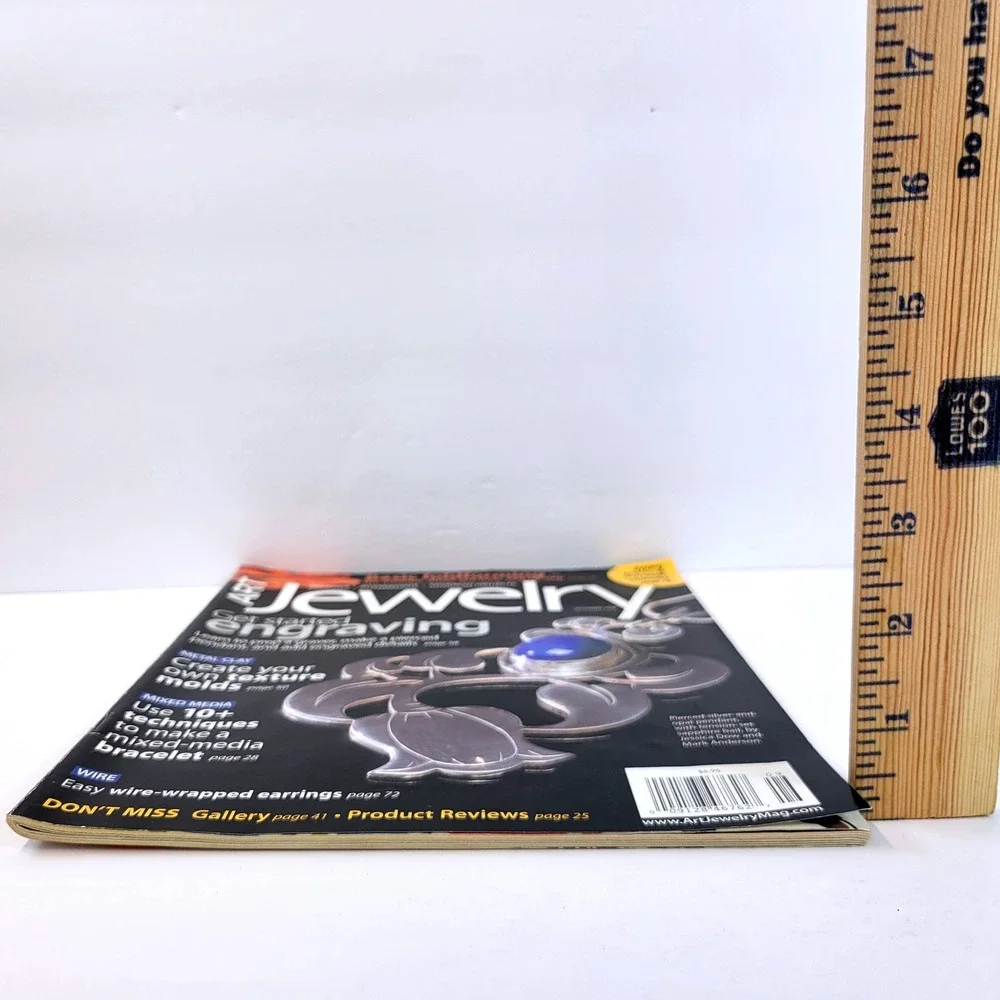 Art Jewelry Magazine September 2008 Crafting Guide Engraving Foldforming Metal